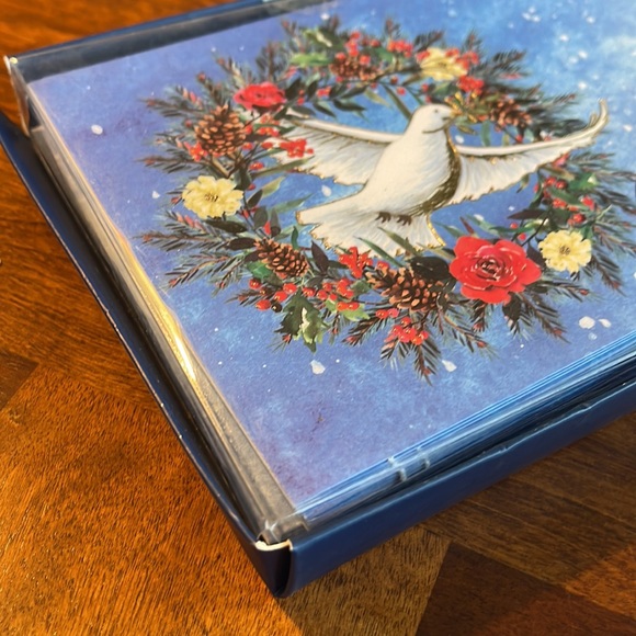 UNOPENED BOXED HOLIDAY CARDS - SET OF 15 CARDS & ENVELOPES "CHRISTMAS BLESSINGS" - Picture 5 of 8